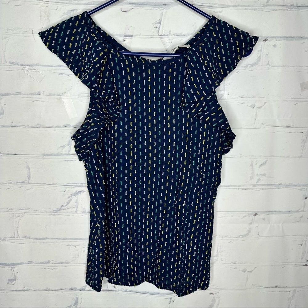 Loft XS blue top‎